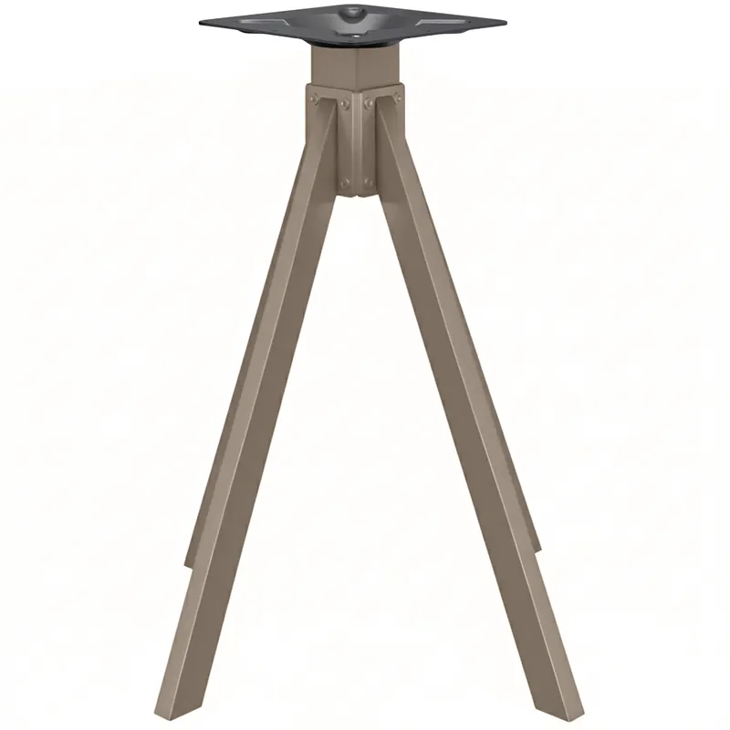 OSLO | Bistro Stehtischgestell | Höhe: 105 cm | Fuß: 68 x 68 cm | Taupe Letzte Chance
