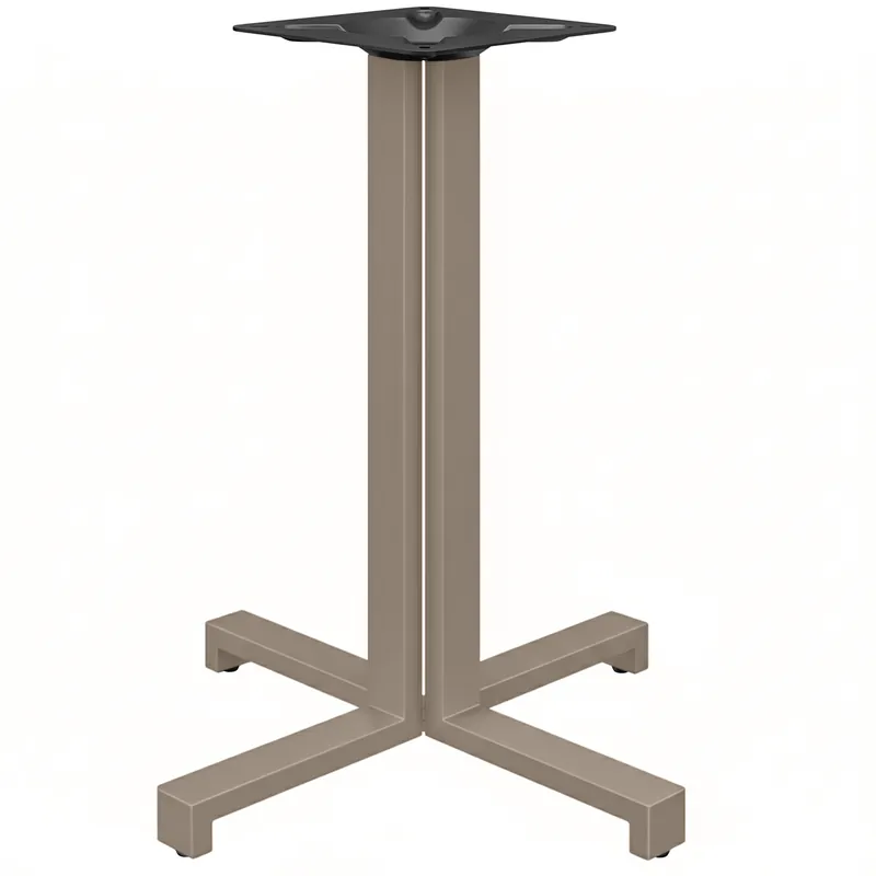 PALERMO | Bistro Tischgestell | Höhe: 105 cm | Fuß: 58 x 58 cm | Taupe Günstig