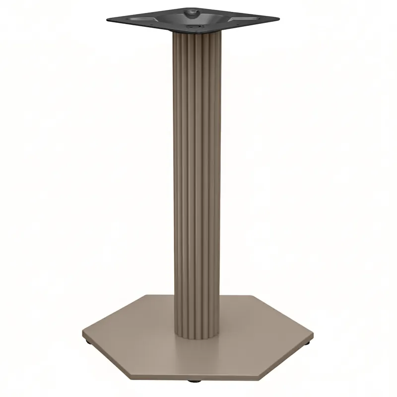 Beliebt AGON | Bistro Stehtischgestell | Taupe | Höhe: 105 cm | Säule: Ø 9,5 cm | Fuß: Ø 50 cm