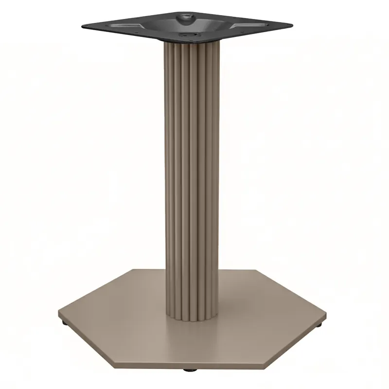 Direkt Vom Hersteller AGON | Bistro Tischgestell | Taupe | Höhe: 72 cm | Säule: Ø 9,5 cm | Fuß: Ø 50 cm