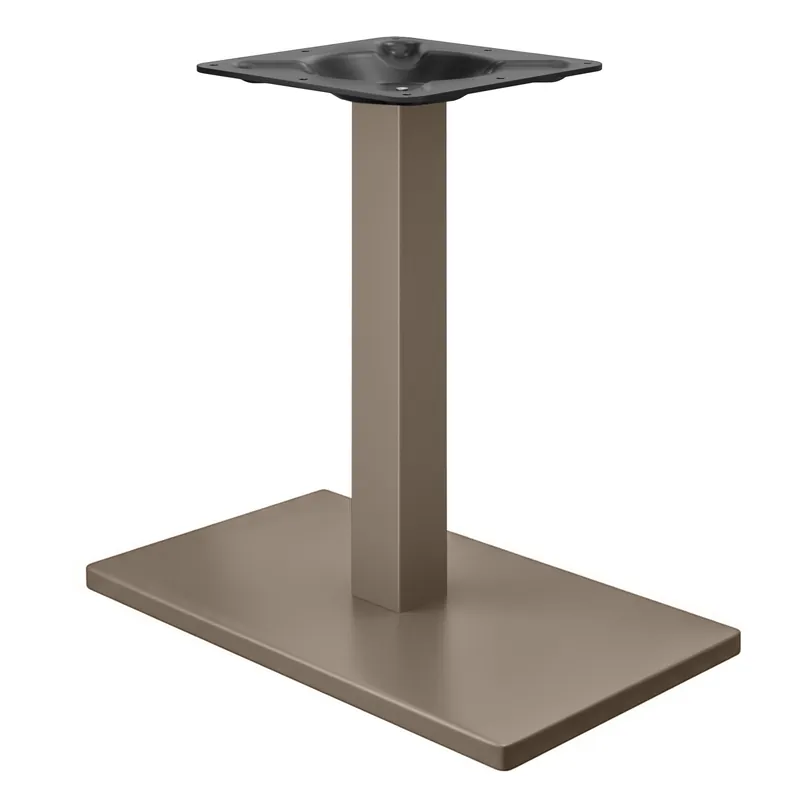 MADRID | Bistro Tischgestell | Taupe | Höhe: 72 cm | Säule: 6 x 6 cm | Fuß: 40 x 70 cm Top-Preis