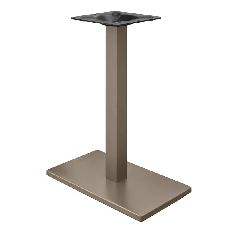 Jetzt Bestellen MADRID | Bistro Stehtischgestell | Taupe | Höhe: 105 cm | Säule: 8 x 8 cm | Fuß: 40 x 70 cm