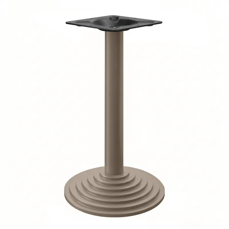 Günstig PYRAMIDE | Bistro Stehtischgestell | Taupe | Fuß: Ø 43 cm | Säule: 7,6 x 109 cm