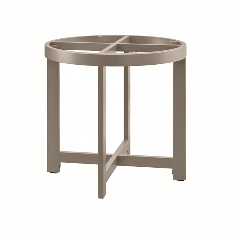 ORLANDO | Bistro Lounge Tischgestell | Ø48,5 x H50 cm | Taupe Direktkauf
