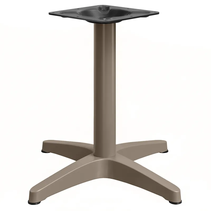 Saisonangebot BARCELONA | Bistro Tischgestell | Höhe: 76 cm | Fuß: Ø 66 cm | Taupe
