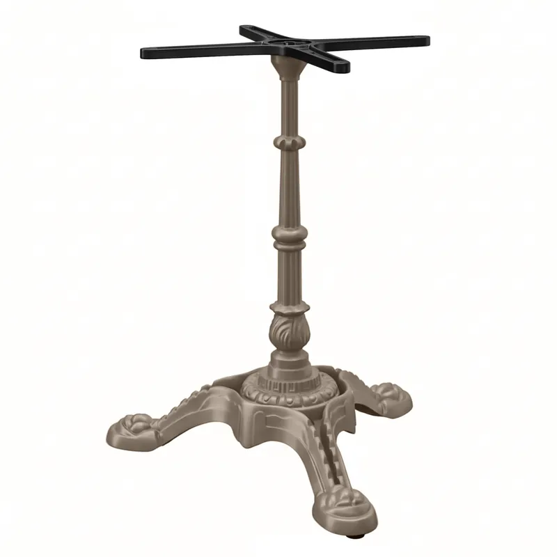 Neu Im Sortiment PARIS | Bistro Tischgestell | Taupe | 3 Fuß: Ø 50 cm | Säule: 72 cm