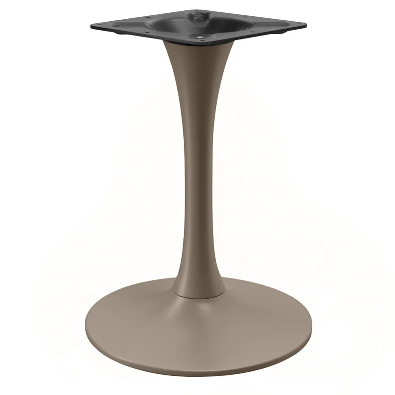 LEONARDO | Bistro Tischgestell | Taupe | Fuß: Ø 50 cm | Säule: 10 x 73,5 cm Direktkauf