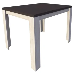 Esstisch Aitape 21, Farbe: Sonoma Eiche dunkel / Sonoma Eiche hell - Abmessungen: 110 x 90 cm (B x T) Versand Am Gleichen Tag