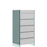 Zertifiziert Livin Hill Kommode Soho Weiß, hochglänzend SH06