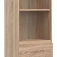 Zertifiziert Regalschrank REMI RM08 Regal Schrank Regal 2 Türen 1 Schublade Sonoma Eiche