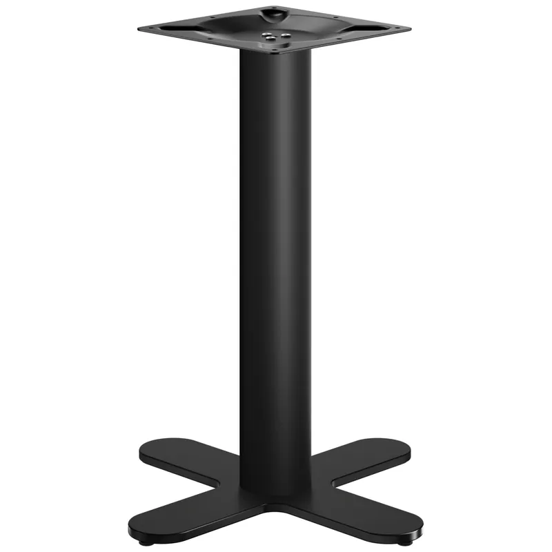 CURVED | Bistro Tischgestell | Schwarz | Höhe: 73 cm | Säule: Ø 9,5 cm | Fuß: Ø 58cm Kracherpreis