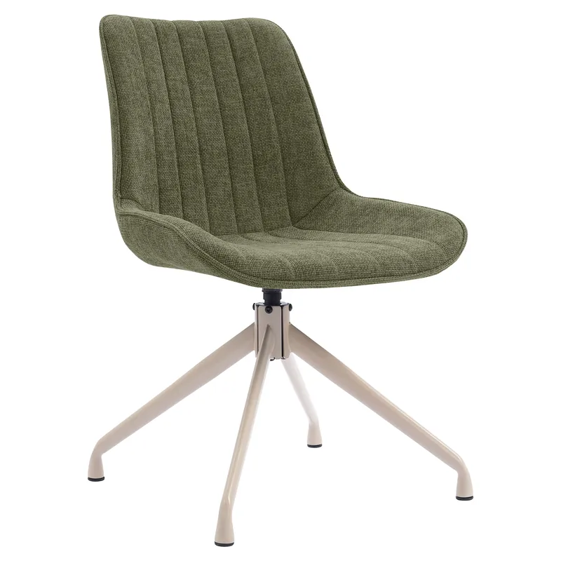 EMILY | Hotel Stuhl | Stoff/Textil | Grün | Drehfuß Online Kaufen