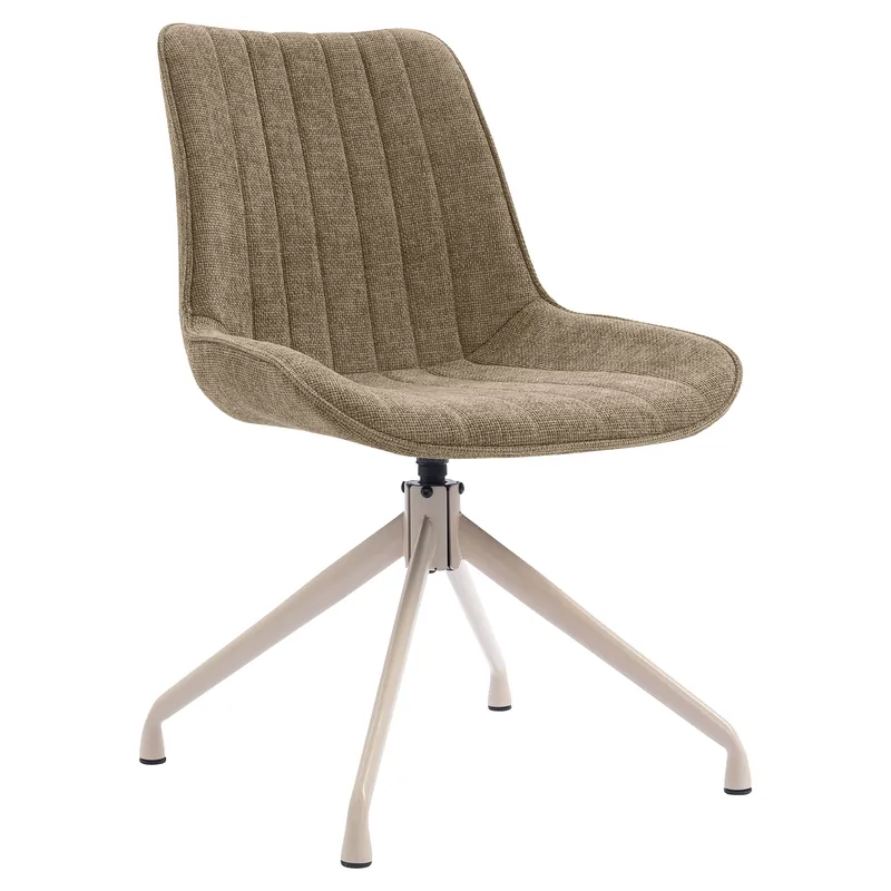 EMILY | Hotel Stuhl | Stoff/Textil | Taupe | Drehfuß Rabatt