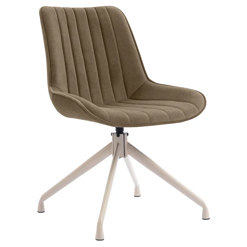 Must-Have EMILY | Hotel Stuhl | Samt | Taupe | Drehfuß