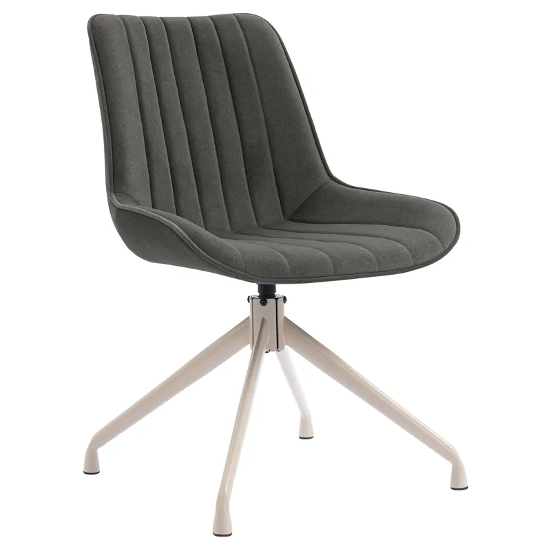 EMILY | Hotel Stuhl | Samt | Grau | Drehfuß Beliebt