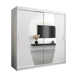 Schwebetürenschrank Elypse 200/200/62 2-Türig (Weiß) Angebot