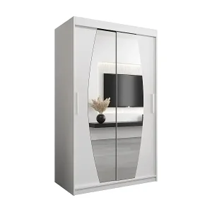 Schwebetürenschrank Elypse 200/150/62 2-Türig (Weiß) Zertifiziert