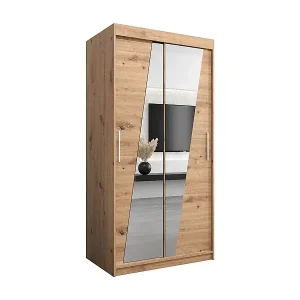 Schwebetürenschrank Wave 200/100/62 2-Türig (Artisan) Saisonangebot