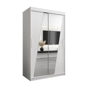 Begrenztes Angebot Schwebetürenschrank Wave 200/120/62 2-Türig (Weiß)