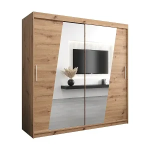 Kostenloser Rückversand Schwebetürenschrank Wave 200/200/62 2-Türig (Artisan)