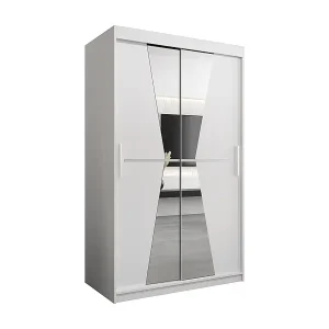 Nur Heute Schwebetürenschrank Maroko 200/120/62 2-Türig (Weiß)