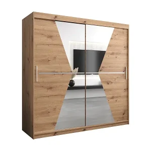 Expressversand Schwebetürenschrank Maroko 200/200/62 2-Türig (Artisan)