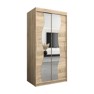 Preiswert SCHWEBETÜRENSCHRANK MADRYT 200/100/62 2-türig (Sonoma/Sonoma)