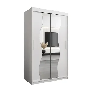 Beliebt SCHWEBETÜRENSCHRANK MADRYT 200/120/62 2-türig (Weiß/Weiß)