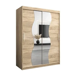 SCHWEBETÜRENSCHRANK MADRYT 200/150/62 2-türig (Sonoma/Sonoma) Super-Preis