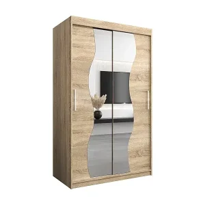 Kostenloser Versand SCHWEBETÜRENSCHRANK MADRYT 200/120/62 2-türig (Sonoma/Sonoma)