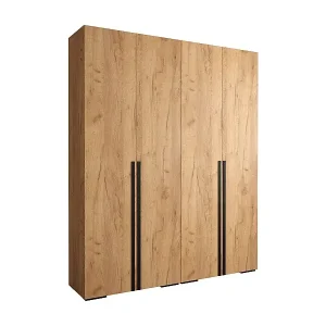 Finale Aktion DREHTÜRENSCHRANK MANHATTAN 236,7/200/47 4-türig (Craft gold)