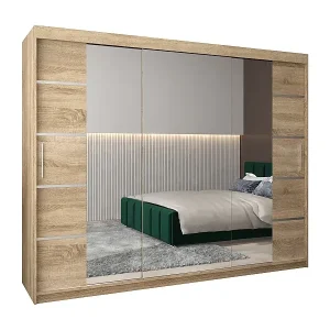 SCHWEBETÜRENSCHRANK VERONA 4 200/250/62 3-türig (Sonoma/Sonoma) Rabatt