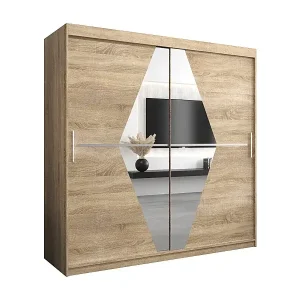 Schwebetürenschrank Boliwia 200/200/62 2-Türig (Sonoma) Begrenztes Angebot