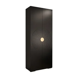 DREHTÜRENSCHRANK MANHATTAN RYFEL 6 236,7/100/47 2-türig (Schwarz) Neuheit