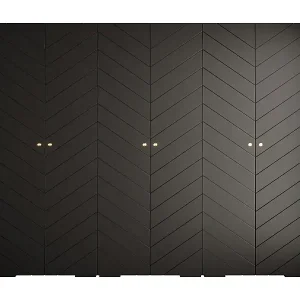 Direkt Vom Hersteller DREHTÜRENSCHRANK MANHATTAN RYFEL 4 236,7/300/47 6-türig (Schwarz)