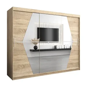 Sale Schwebetürenschrank Boliwia 200/250/62 2-Türig (Sonoma)