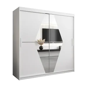 Angebot Schwebetürenschrank Boliwia 200/200/62 2-Türig (Weiß)