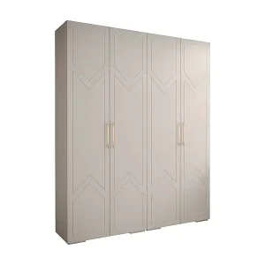 DREHTÜRENSCHRANK MANHATTAN RYFEL 8 236,7/200/47 4-türig (Weiß) Top-Seller