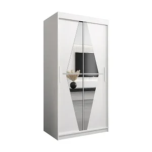 Schwebetürenschrank Boliwia 200/100/62 2-Türig (Weiß) Geprüft