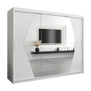 Finale Aktion Schwebetürenschrank Boliwia 200/250/62 2-Türig (Weiß)