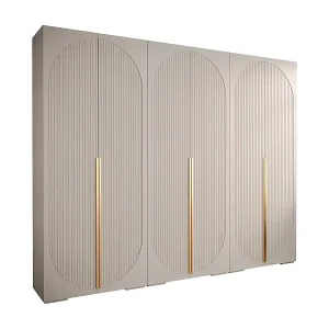 Online Kaufen DREHTÜRENSCHRANK MANHATTAN RYFEL 5 236,7/300/47 6-türig (Weiß)