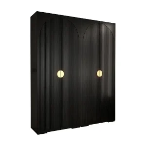 DREHTÜRENSCHRANK MANHATTAN RYFEL 1 236,7/200/47 4-türig (Schwarz) Jetzt Bestellen