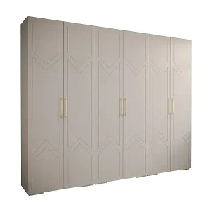 Geprüft DREHTÜRENSCHRANK MANHATTAN RYFEL 8 236,7/300/47 6-türig (Weiß)