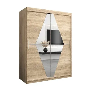 Top-Angebot Schwebetürenschrank Boliwia 200/150/62 2-Türig (Sonoma)