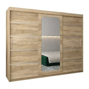 Top-Seller SCHWEBETÜRENSCHRANK PROMO V2 200/250/62 3-türig (Sonoma/Sonoma)