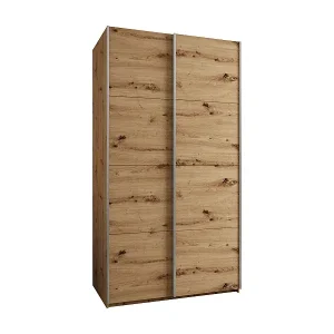 Finale Aktion SCHWEBETÜRENSCHRANK Lux 1 245,5/140/64 (Artisan/Artisan/Silber)