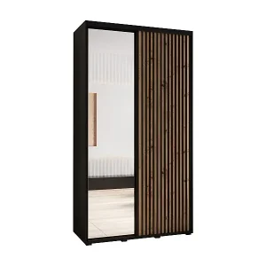 Gratis Versand SCHWEBETÜRENSCHRANK SAPPORO 2 205,2/140/45 2-türig (Schwarz/Artisan)