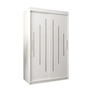 Heißes Angebot SCHWEBETÜRENSCHRANK YORK 200/120/62 2-türig (Weiß/Weiß)