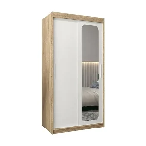 SCHWEBETÜRENSCHRANK PROMO T2 200/100/62 2-türig (Sonoma/Weiß) Angebot