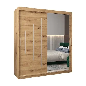 Direkt Vom Hersteller SCHWEBETÜRENSCHRANK YORK 2 200/180/62 2-türig (Artisan/Artisan)
